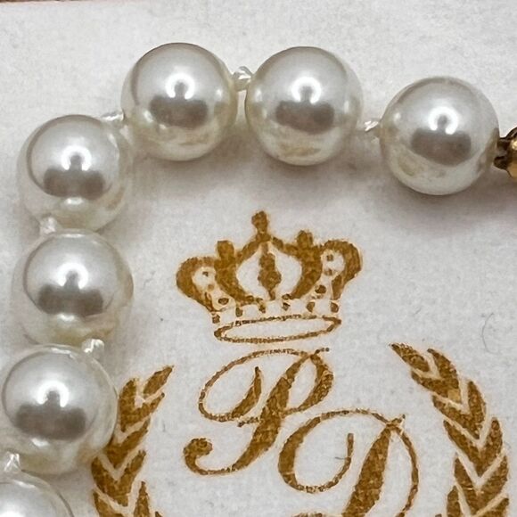 Premier Designs Single Strand Pearl Bracelet Sz 7.5” - Picture 7 of 8